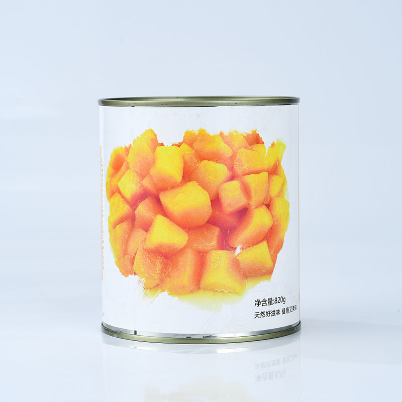 黃桃丁罐頭